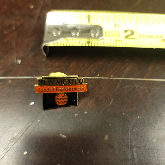 Vtg New Mexico Land of‎ Enchantment Souvenir Lapel Pin - Picture 3 of 3